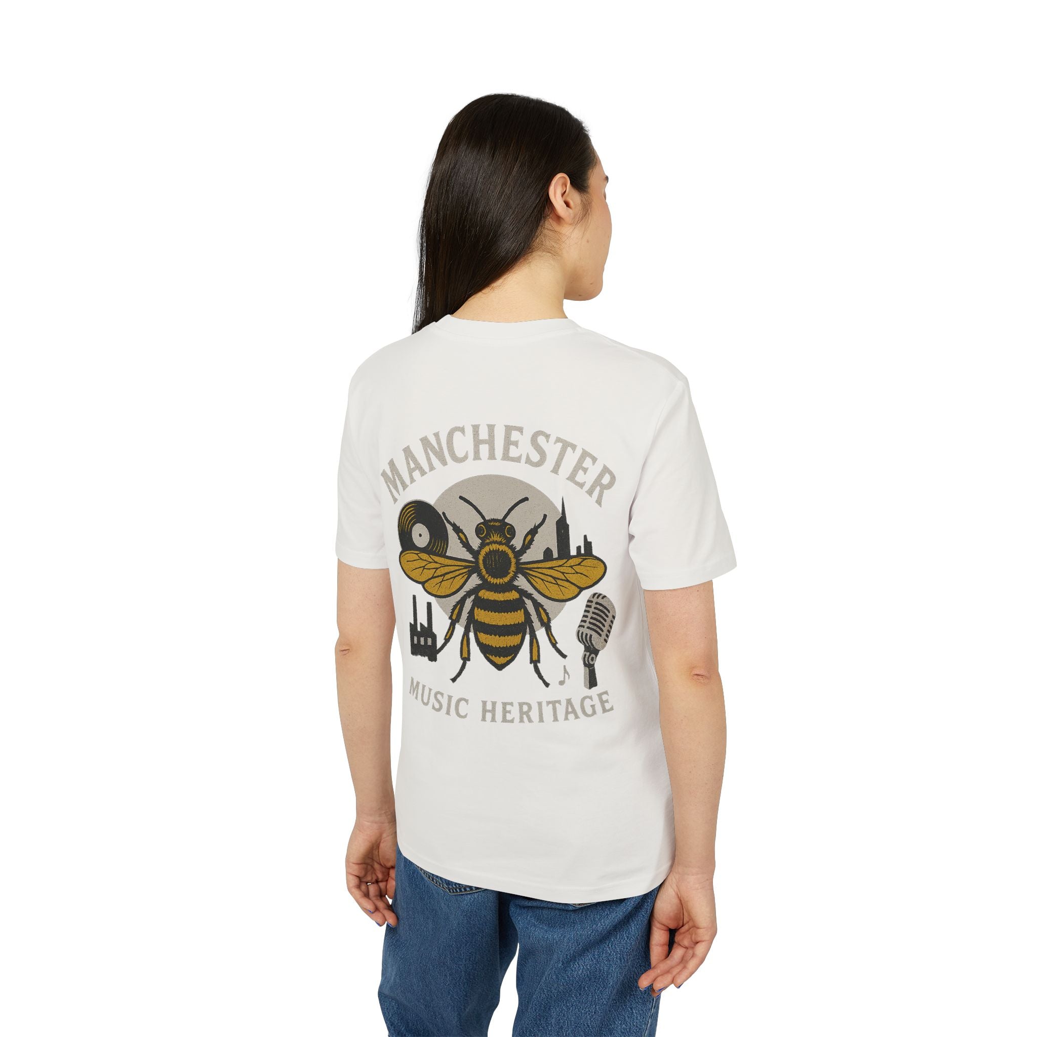 MNRCH.MCR™ Heritage Tee — Bee & Music Edition