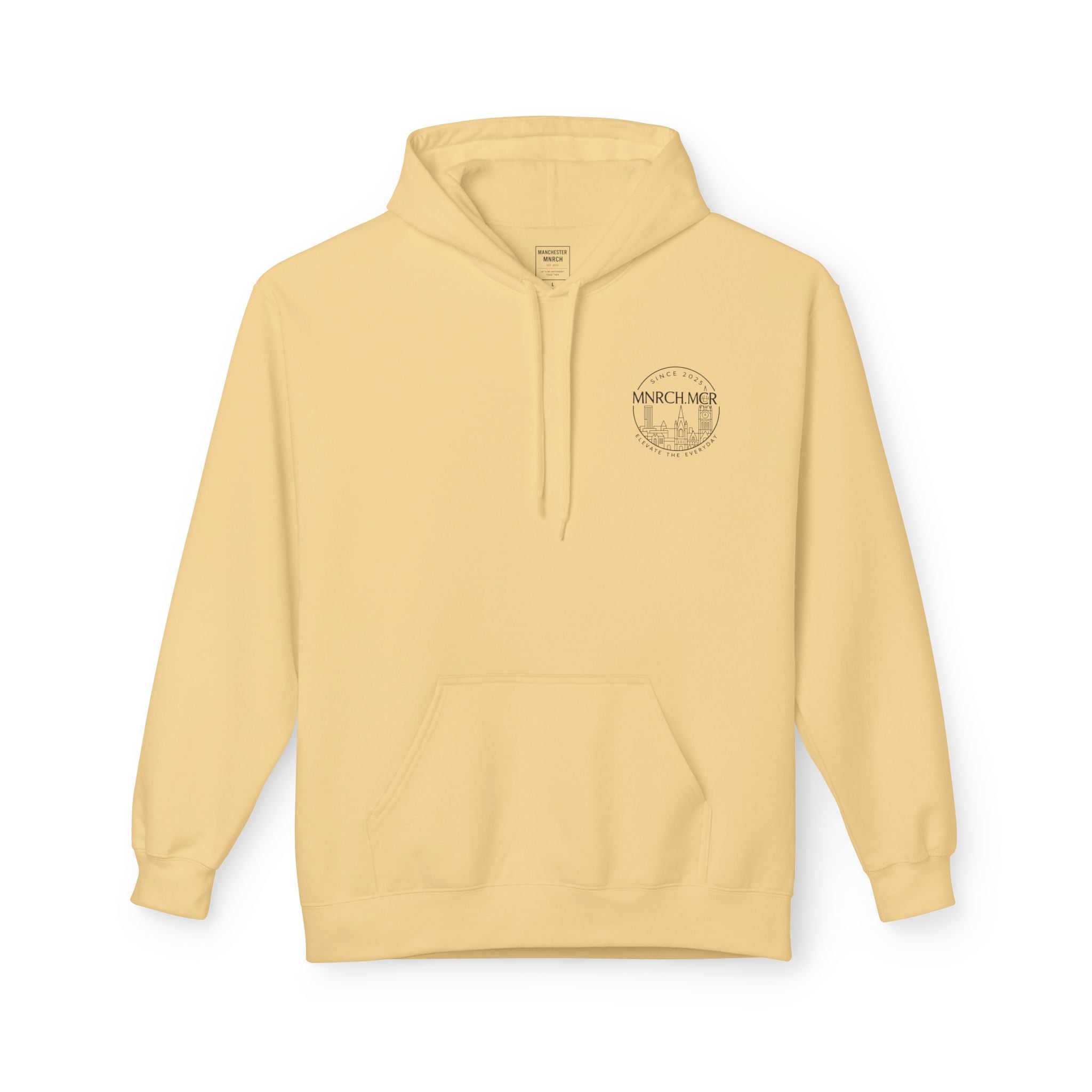 MNRCH.MCR™ Heritage Hoodie — Bee & Vinyl Edition