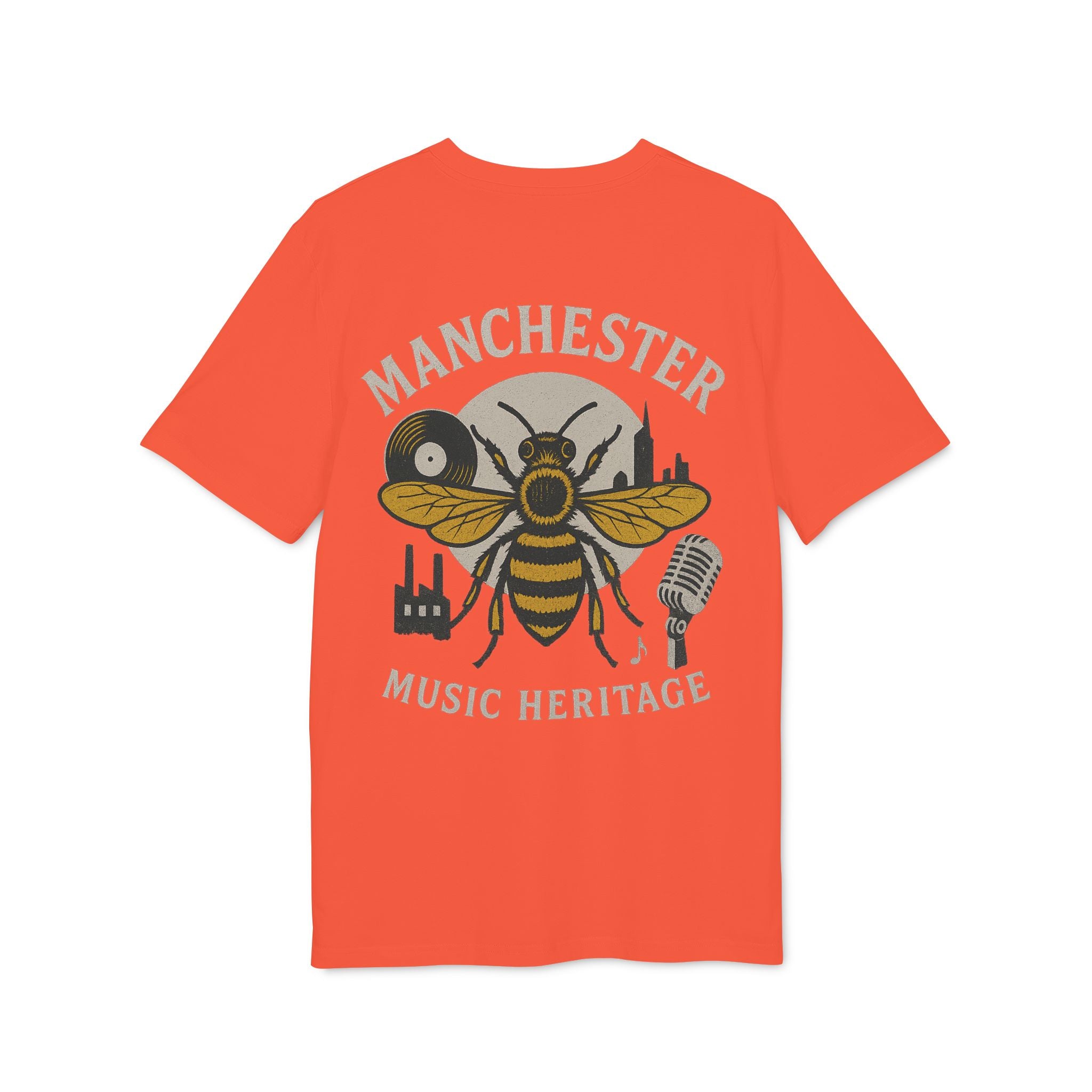 MNRCH.MCR™ Heritage Tee — Bee & Music Edition