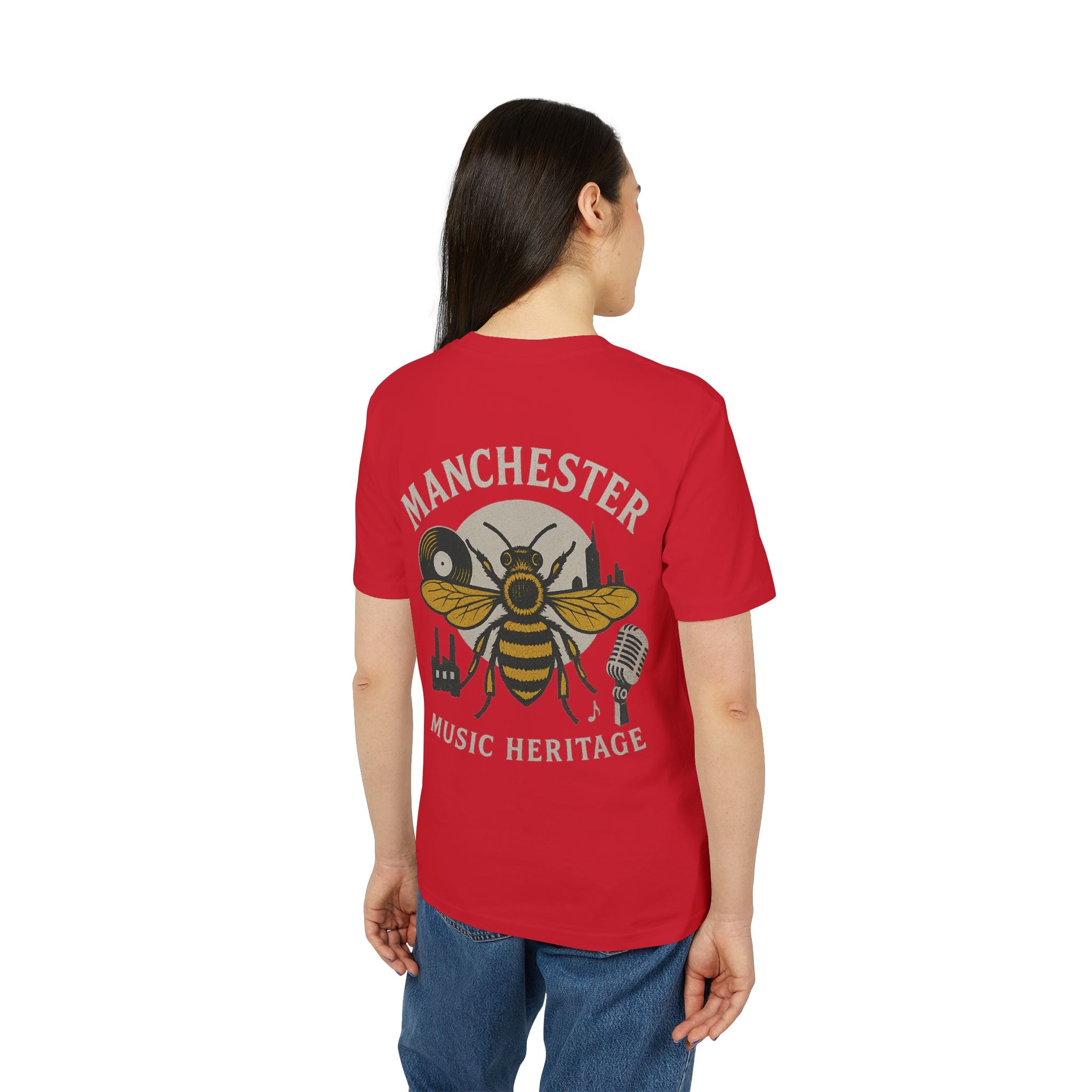 MNRCH.MCR™ Heritage Tee — Bee & Music Edition