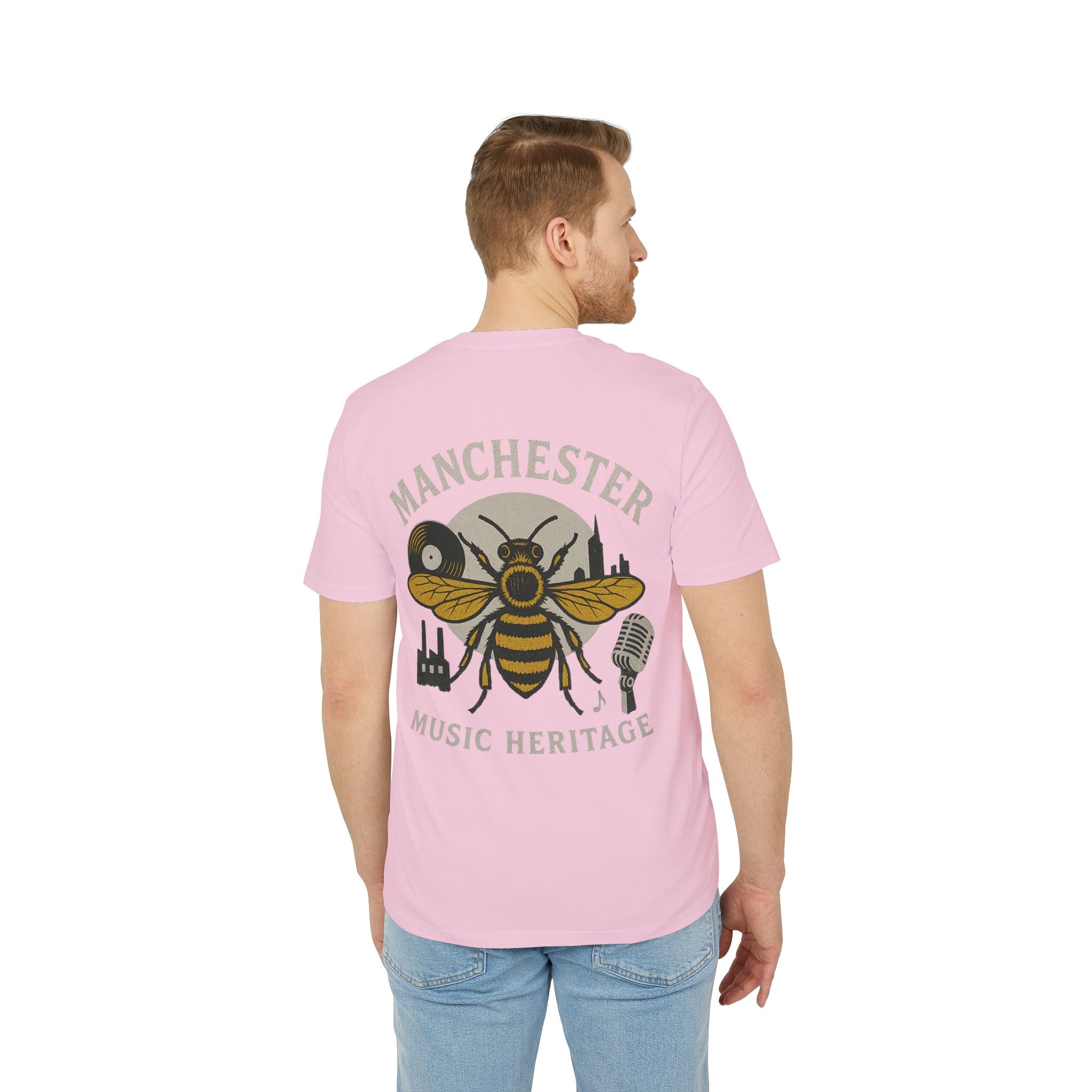 MNRCH.MCR™ Heritage Tee — Bee & Music Edition