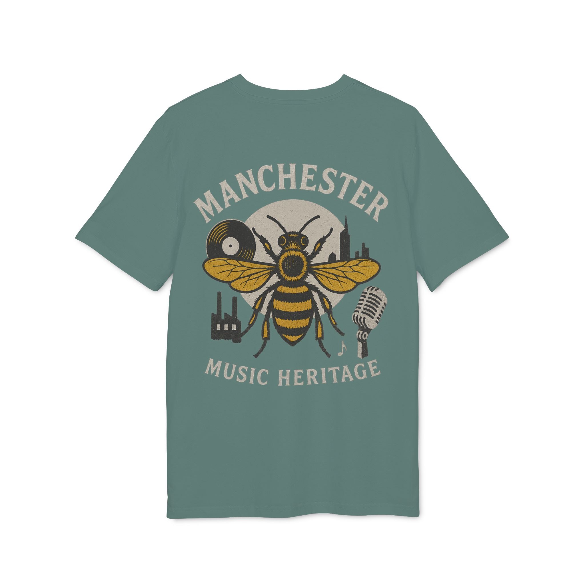 MNRCH.MCR™ Heritage Tee — Bee & Music Edition