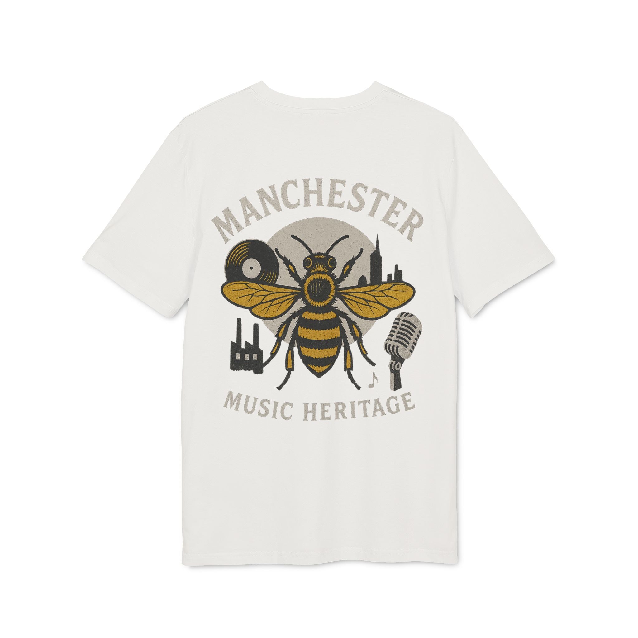 MNRCH.MCR™ Heritage Tee — Bee & Music Edition