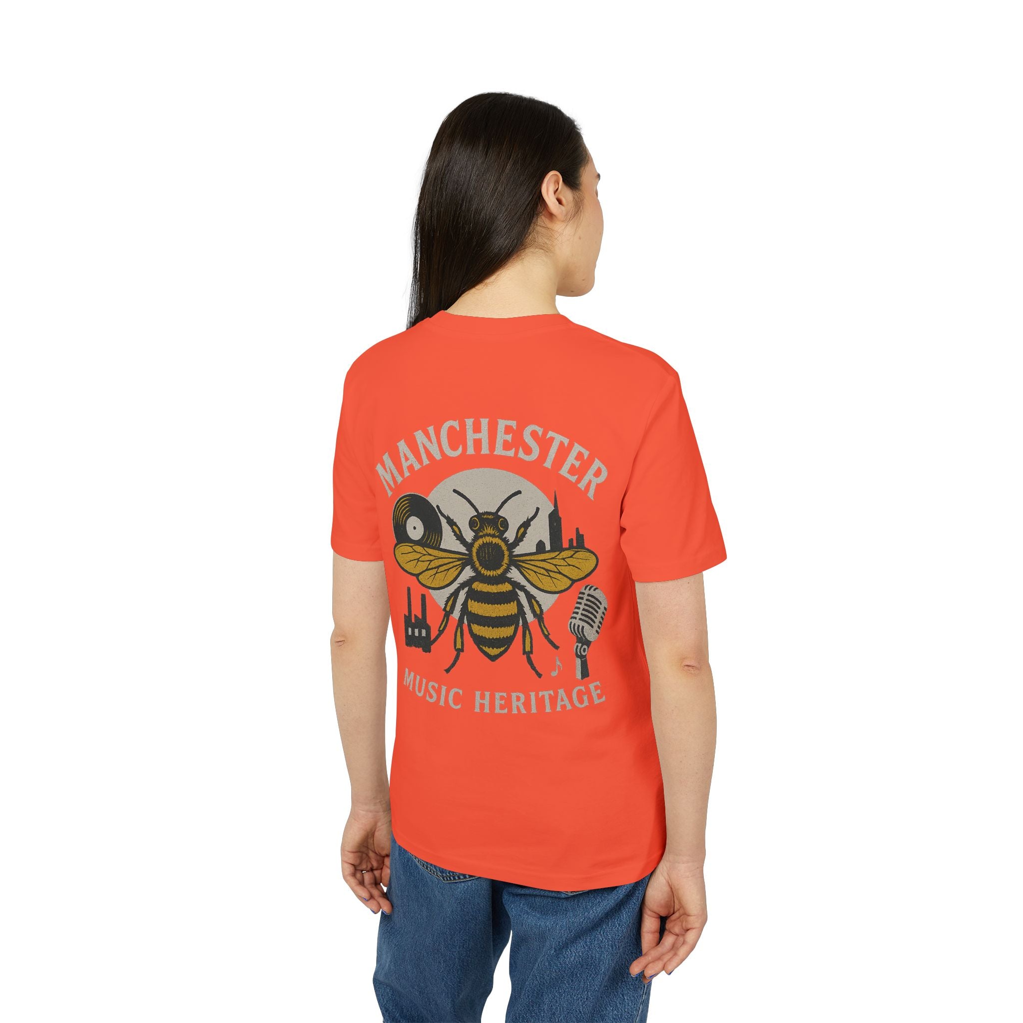 MNRCH.MCR™ Heritage Tee — Bee & Music Edition
