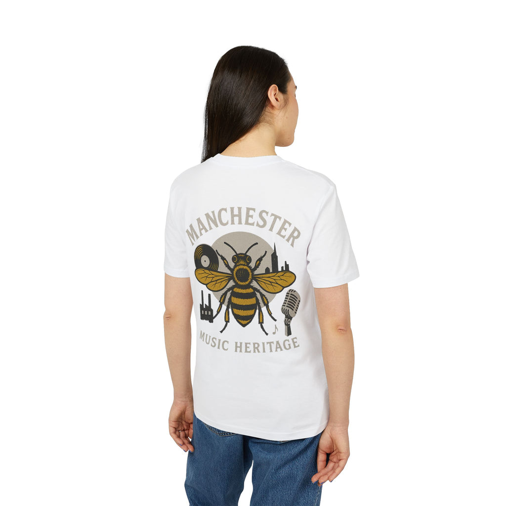 MNRCH.MCR™ Heritage Tee — Bee & Music Edition