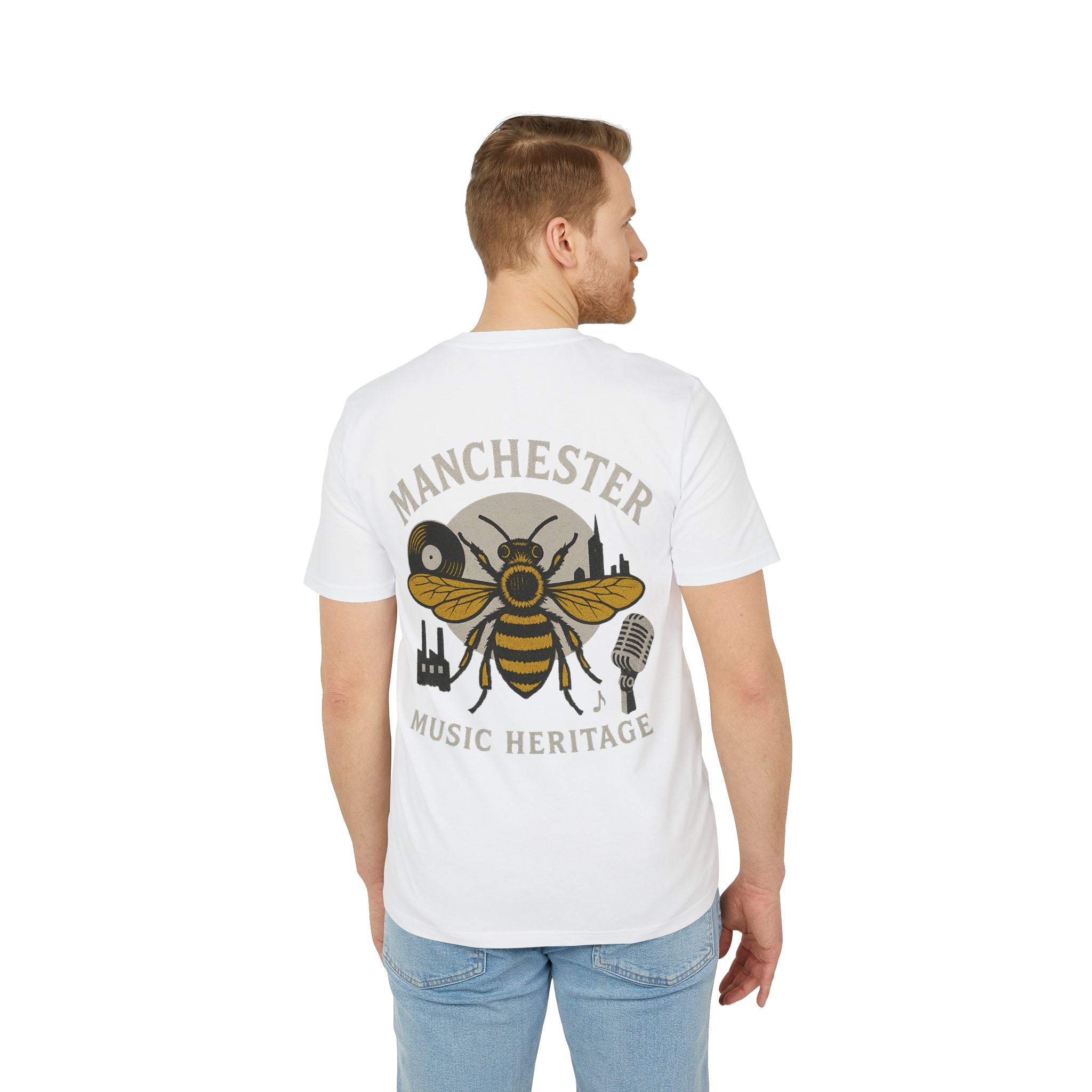 MNRCH.MCR™ Heritage Tee — Bee & Music Edition